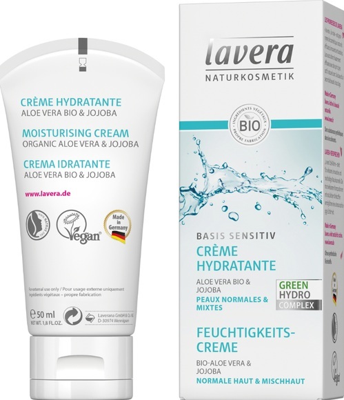 lavera Feuchtigkeitscreme basis sensitiv (50 ml)