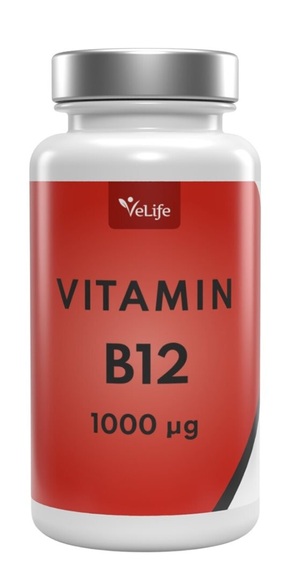 VeLife Vitamin B12 Tabletten 1000mcg (180 Stk)