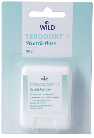 Tebodont-F Stretch Zahnfaden 50m (1 Stück)