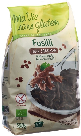 Ma vie sans gluten Fusilli 100% Buchweizen (500g)