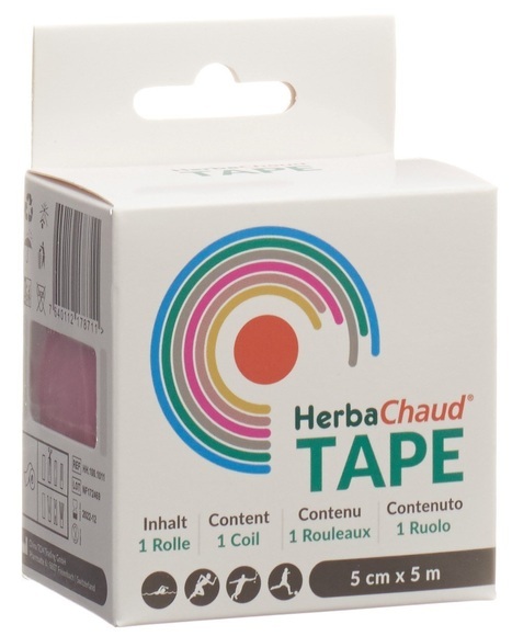 HerbaChaud Tape 5cmx5m pink (1 Stück)