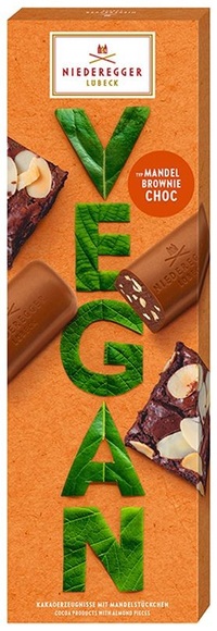 Niederegger Lübeck vegane Mandel Brownie Choc Pralinen (100g)