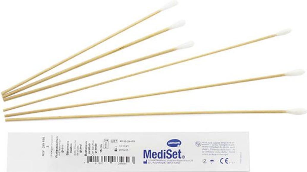 MediSet Wattestäbchen 15cm gross (150x2 Stück)