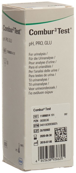 Combur3 Test Streifen (50 Stk)