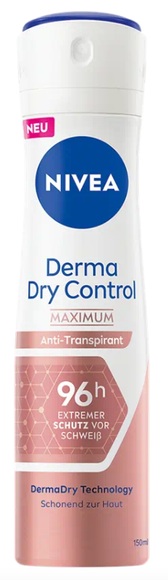 Deo Derma Dry Control Maximum Spray Female Damen 150 ml