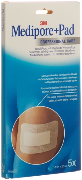 3M 10x20cm Wundkissen 5x15.5cm (5 Stück)