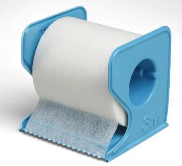 3M Rollenpflaster mit Dispenser 50mmx9.14m weiss (6 Stück)