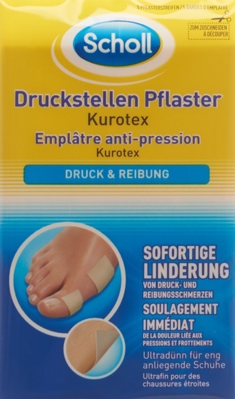 Scholl Druckstellen Pflaster Kurotex 5 Stück