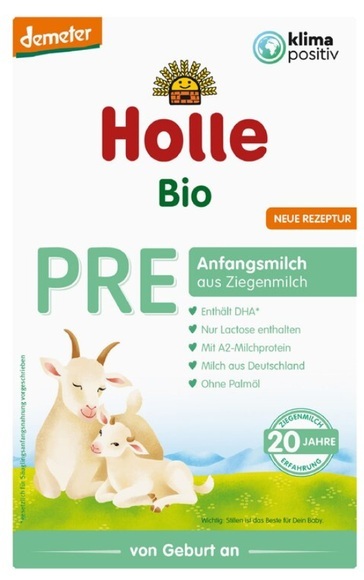 Holle Bio-Anfangsmilch PRE aus Ziegenmilch (400 g)