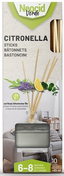 Neocid Verde Citronella 10 Sticks mit Flasche 65ml (1 Stück)