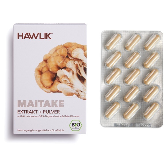 Hawlik Maitake Extrakt + Pulver Kapsel (120 Stück)