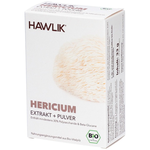 Hawlik Hericium Extrakt + Pulver Kapsel (60 Stück)