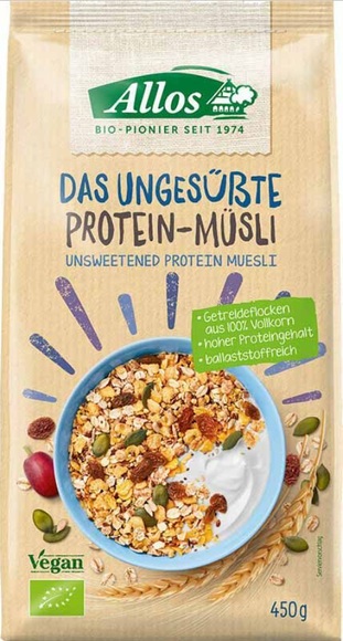 ALLOS Das ungesüsste Protein-Müsli Btl 450 g