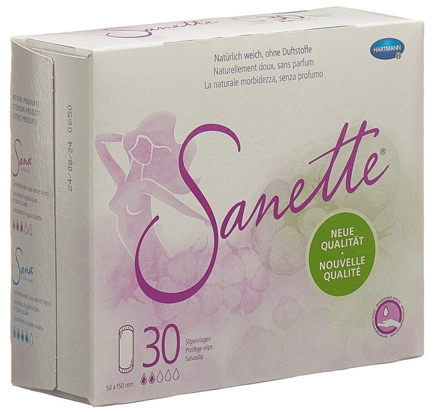 Sana Sanette Slippeinlagen Schachtel 30Stk. 30 Stück