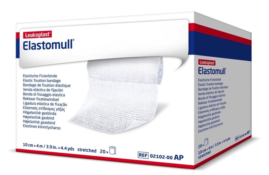 Elastomull Gazebinde weiss 4mx10cm (20 Stück)
