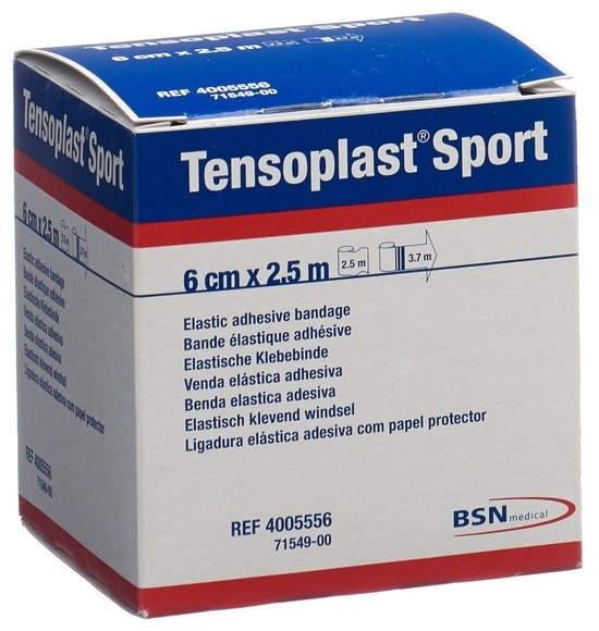 BSN MEDICAL Tensoplast® Sport Elastische Klebebinde 6 cm x 2,5 m