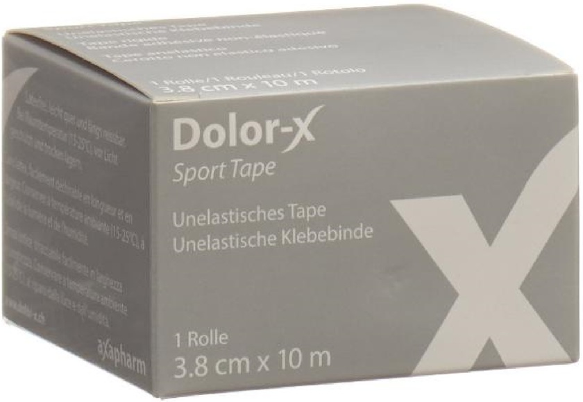Dolor-X Sport Tape 3.8cmx10m weiss 1 Stück