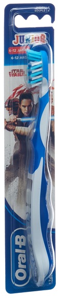 AXONE PHARMA Oral B Manual Junior 6 - 12 Jahre Handzahnbürste mit Figuren Star Wars Weich