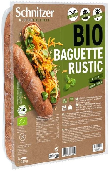 Schnitzer Bio Frischback-Baguette Rustic glutenfrei