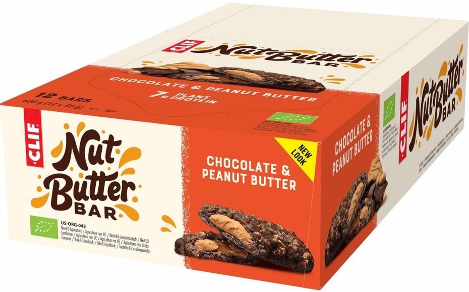 CLIF BAR Peanut Butter gefüllt (12x50 g)