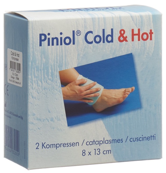 PINIOL Cold Hot Kompresse 8cmx13cm (2 Stück)