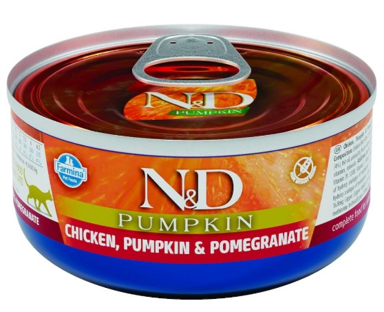 Farmina Feline Adult Huhn, Kürbis & Granatapfel (12x80g)