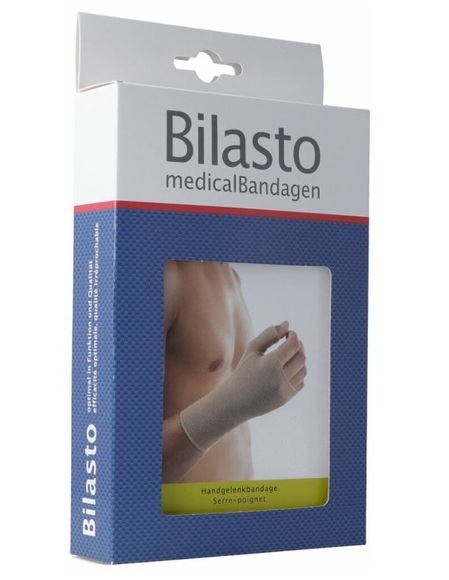 Bilasto Handgelenkbandage L m Daumenansatz beige (1 Stück)