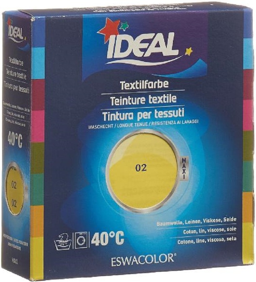 IDEAL Baumwolle Color No02 citron (1 Stück)