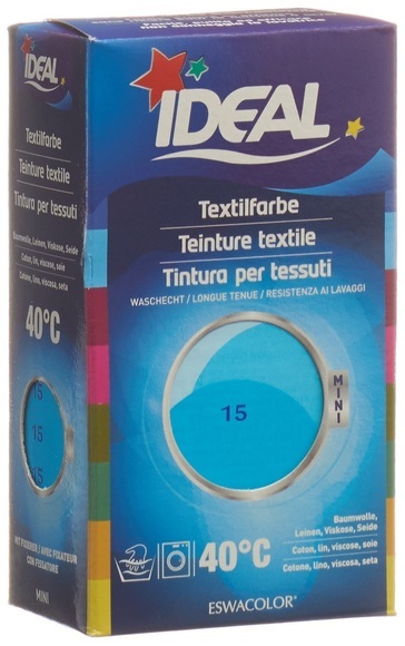 IDEAL Baumwolle Color No15 türkis (1 Stück)