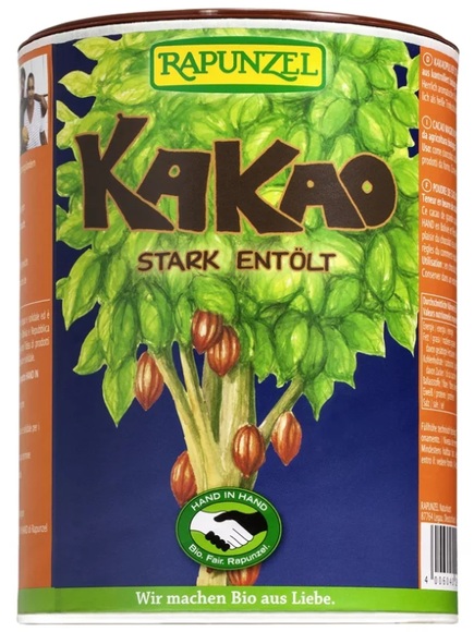 RAPUNZEL Bio Kakaopulver stark entölt