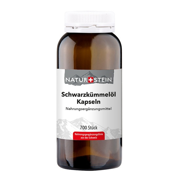 NATURSTEIN Schwarzkümmelöl Ägyptisch Kapseln 700 Stück