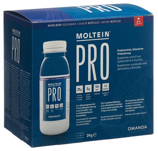 MOLTEIN PRO 1.5 Heidelbeere (6x34 g)