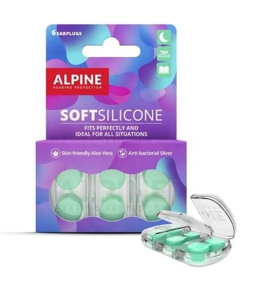 ALPINE SoftSilicone Gehörschutzstöpsel (6 Stk)