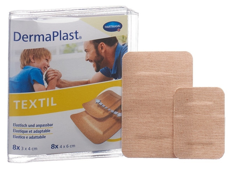 DermaPlast Zentriertes Wundkissen, 2 Grössen 16Stk