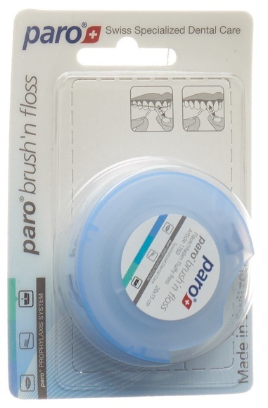 Paro Brush'n Floss Zahnseide (1 Stück)