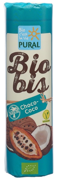 PURAL Bio bis Choco-coco Doppelkekse palmölfrei (300g)