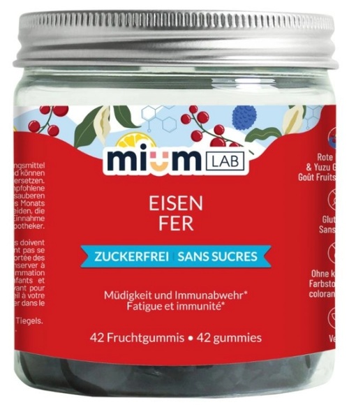 miumLAB Gummies Eisen (24 Stk)