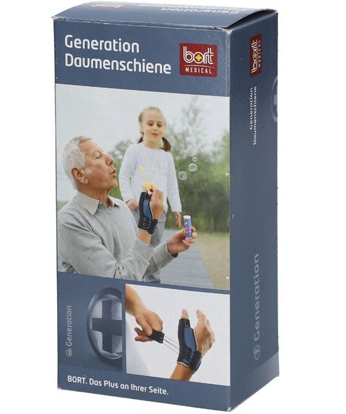 Bort GmbH Bort Generation Daumenschiene links Gr. S blau