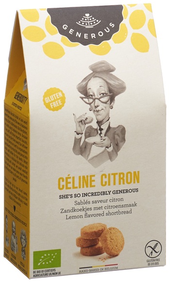 GENEROUS Céline Citron Sablés glutenfrei (100g)