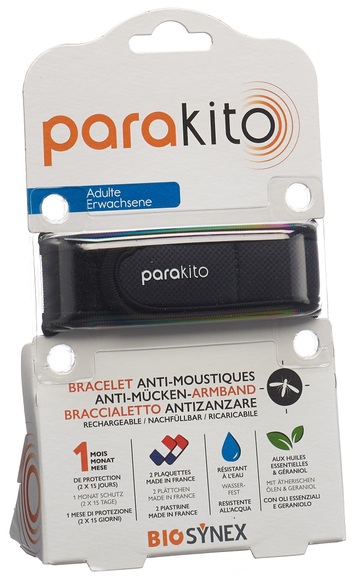 Para?Kito Armband Erwachsene schwarz (1 Stück)