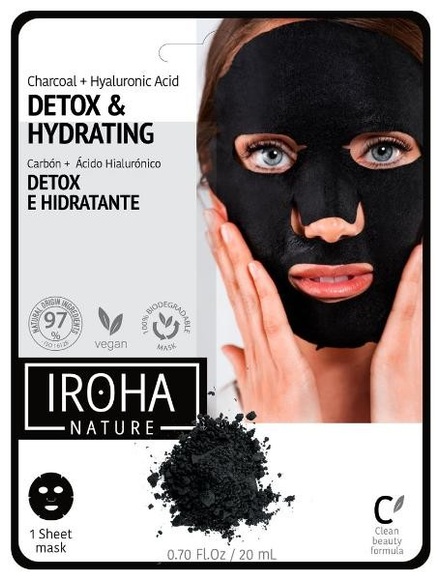 Iroha Detox Tissue Face Mask (1 Stück)