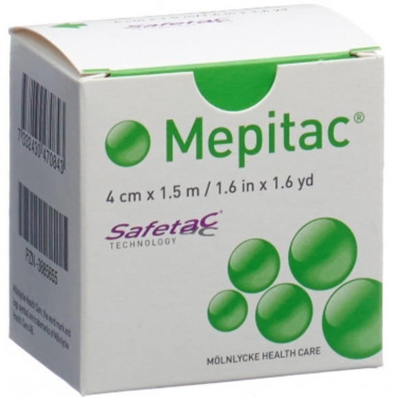 Mepitac Fixierverband 1.5mx4cm Silikon (1 Stück)