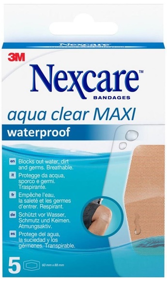 3M Aqua Clear Maxi waterproof 59x88mm (5 Stück)
