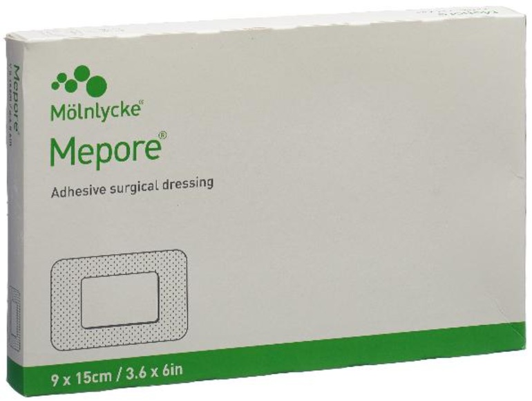 Mepore Wundverband 15x9cm Wundkissen 10x5cm (5 Stück)