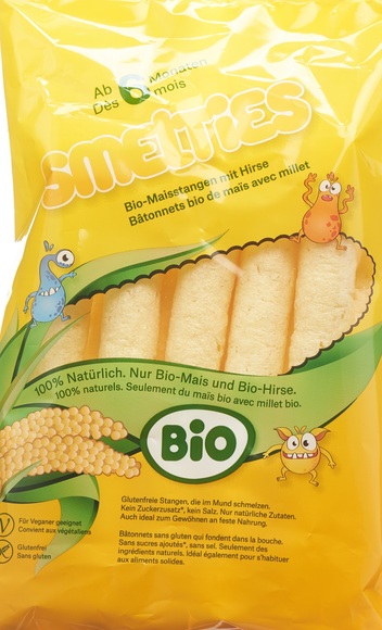 SMELTIES Bio-Maisstangen mit Hirse (30 g)