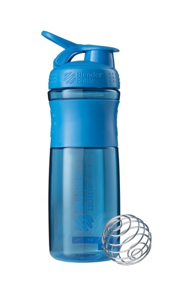 28oz / 820ml BlenderBottle SportMixer Flip, Cyan