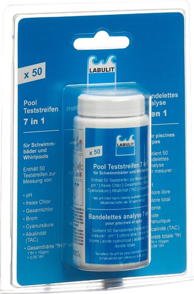 LABULIT Pool Teststreifen 7in1 (50 Stück)