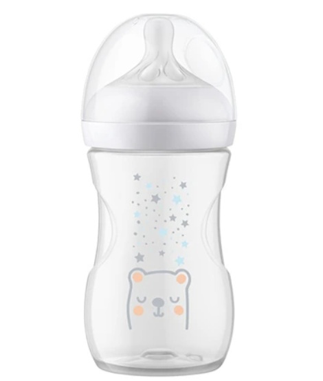 Philips Avent Babyflasche SCY673/82 Natural Response mit AirFree Ventil 260ml Neutral Bär