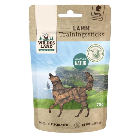 WILDES LAND Lamm Trainingssticks (8x70g)