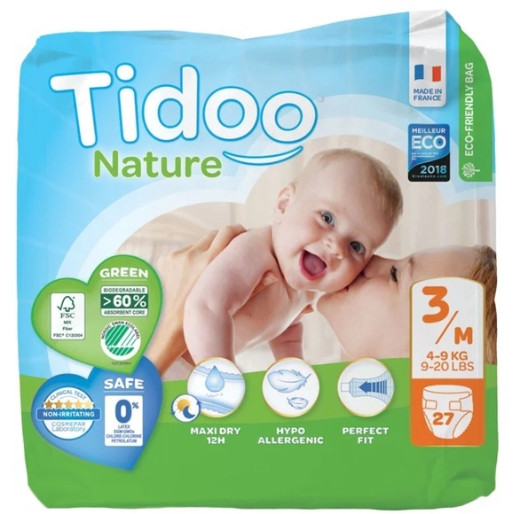 Tidoo - Windel T3/M (4-9kgs) Single - 27 Stück